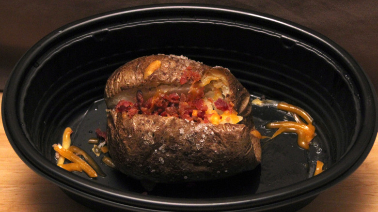 A side of Cracker Barrel's loaded baked potato