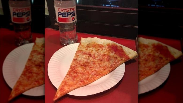 A picture of a slice of pizza from Sal & Carmine