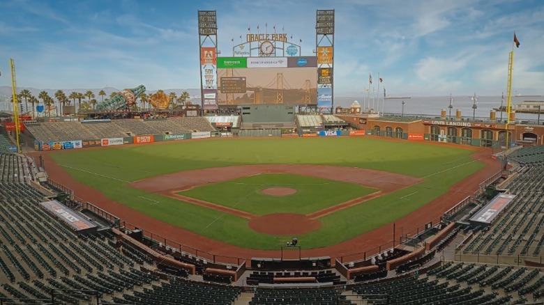 Oracle Park, home of the San Francisco Giants.