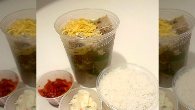 Galbi Tang on a tabletop