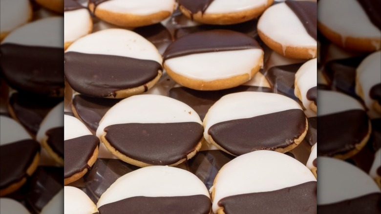 Black and white cookies from William Greenberg Desserts.