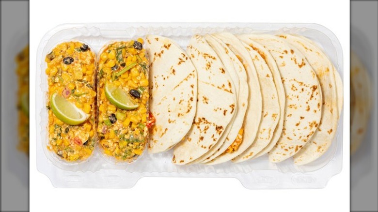 Kirkland Signature Chicken Quesadillas and Street Corn Salad