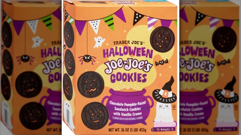 package of Trader Joe's Halloween Joe-Joe's Cookies
