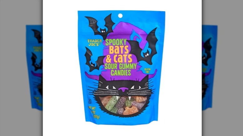 bag of Spooky Bats & Cats Sour Gummy Candies
