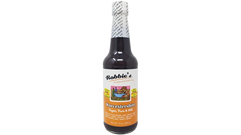 Bottle of Robbie's Worcestershire sauce