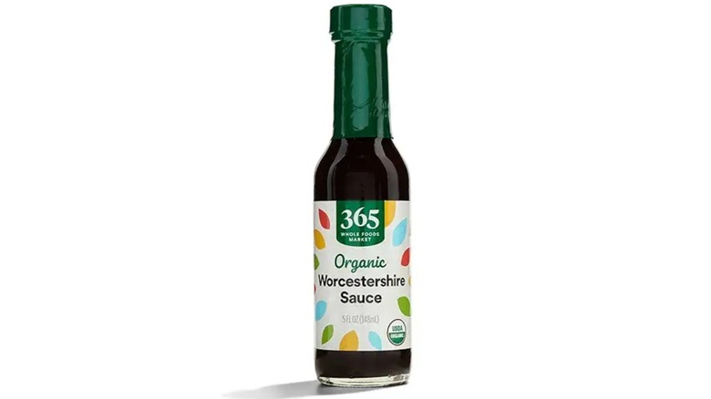 Bottle of 365 organic Worcestershire sauce