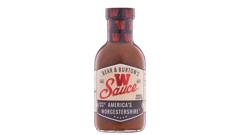 Bottle of Bear & Burton's W sauce