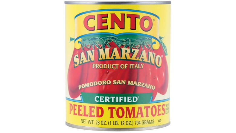 Can of cento san marzano peeled tomatoes