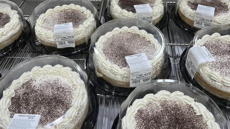 Tiramisu Cheesecakes at Costco store