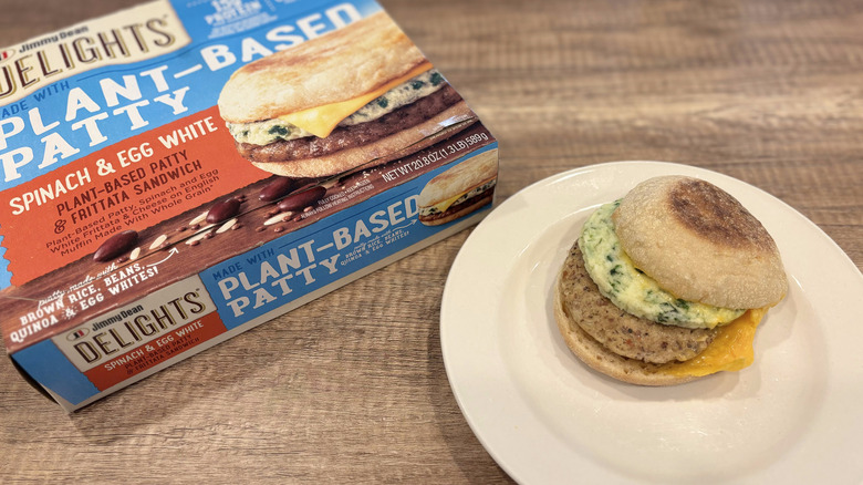Jimmy Dean plant-based sandwich