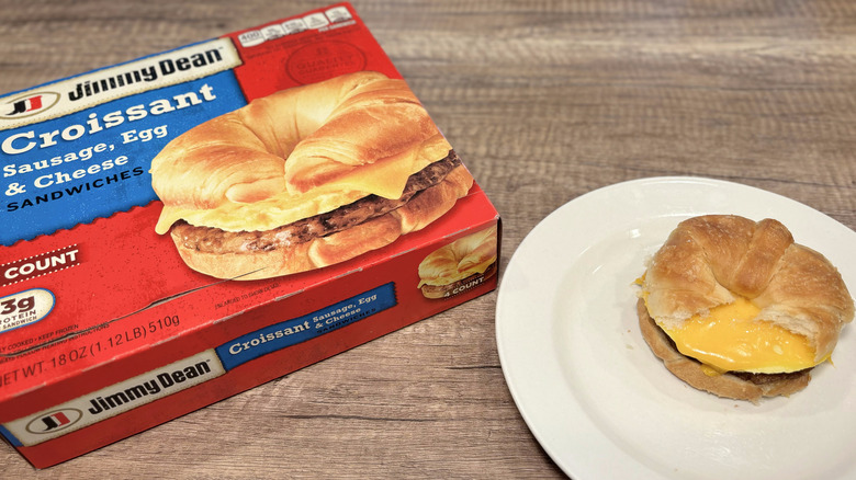 Jimmy Dean croissant sandwiches