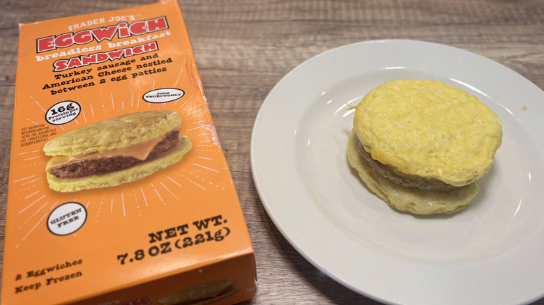 Trader Joe's eggwich sandwich