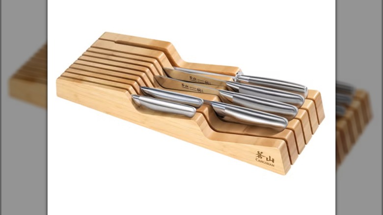 The Cangshan Sanford Series 7-piece Knife Set sold at Costco