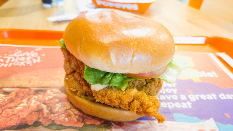 Spicy Chicken Sandwich at Popeyes