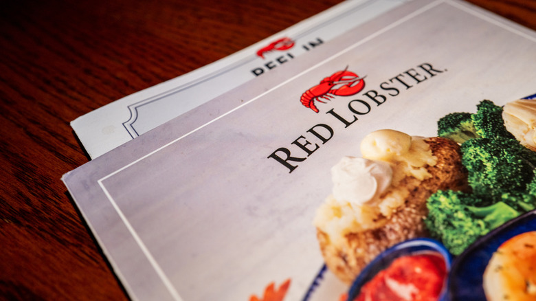 Red Lobster menu