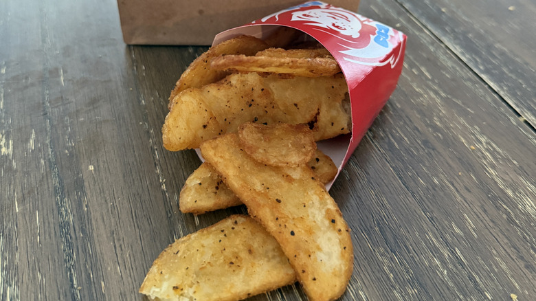 Wendy's seasoned potatoes