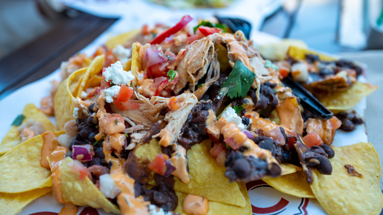 Plate of nachos