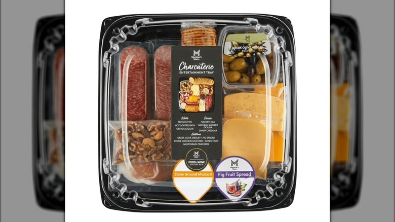 The Member's Mark Charcuterie Entertainment Tray from Sam's Club on a white background.
