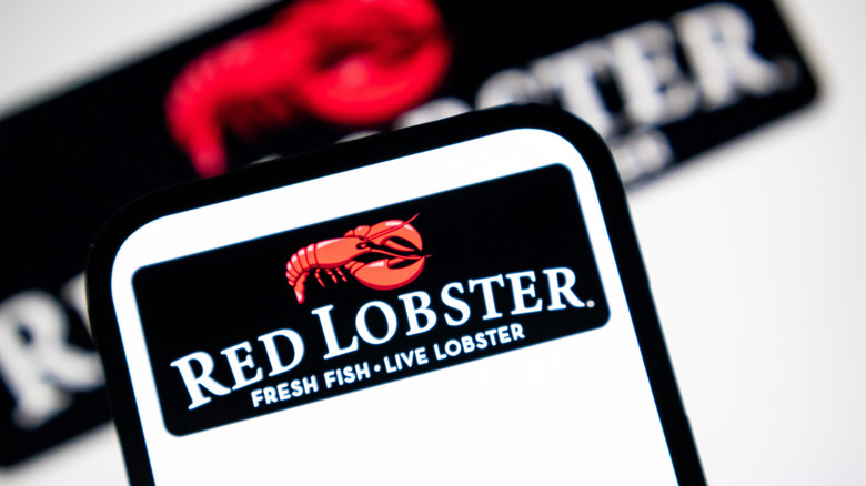 Red Lobster app on phone