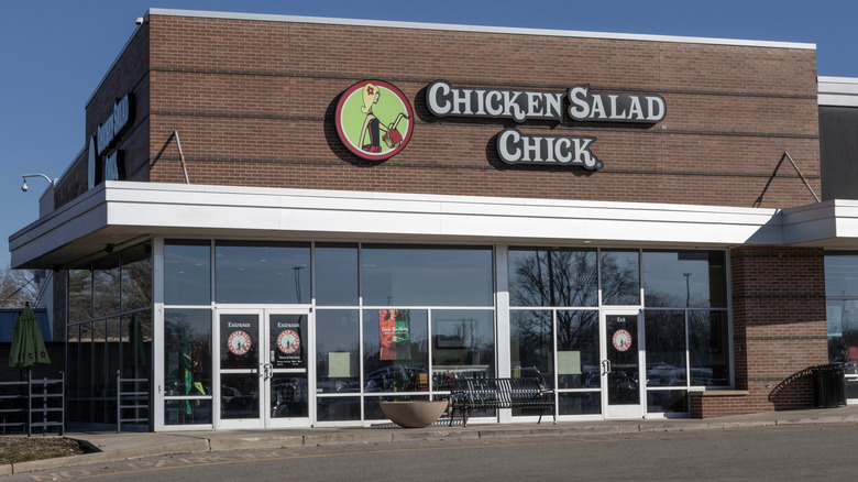 Exterior of Chicken Salad Chick, day