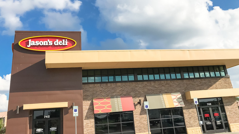 Exterior of a Jason's Deli, day