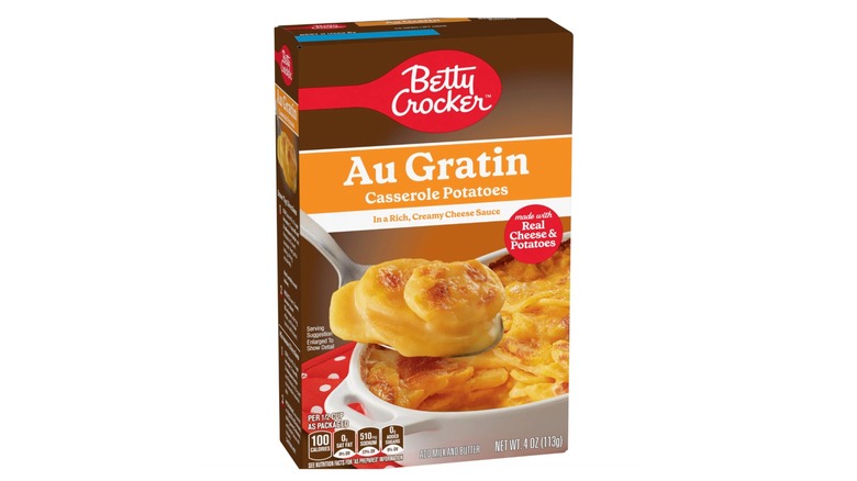 Betty Crocker Au Gratin Casserole Potatoes product image on a white background.