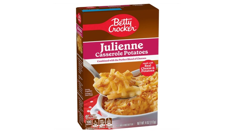 Betty Crocker Julienne Casserole Potatoes product image on a white background.