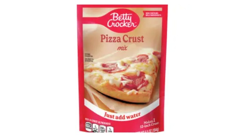 Betty Crocker Pizza Crust Mix product image on a white background.