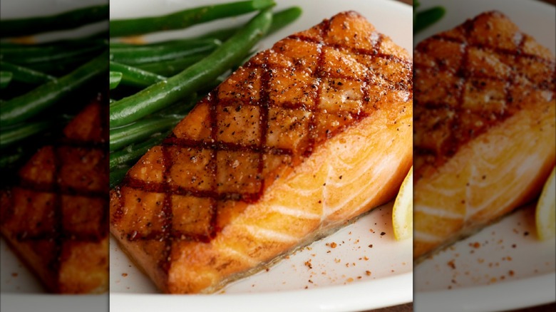 Black Angus Steakhouse Grilled Salmon