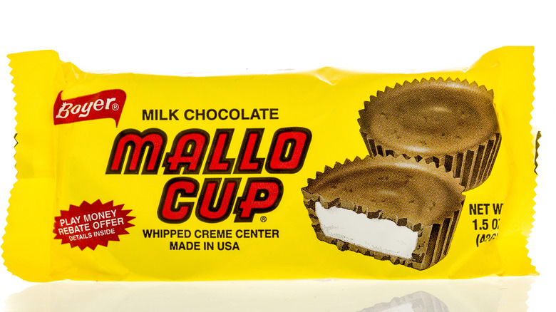 Package of Mallo Cup on a white background