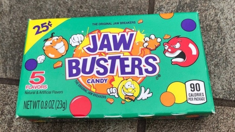 A package of Jaw Busters candy