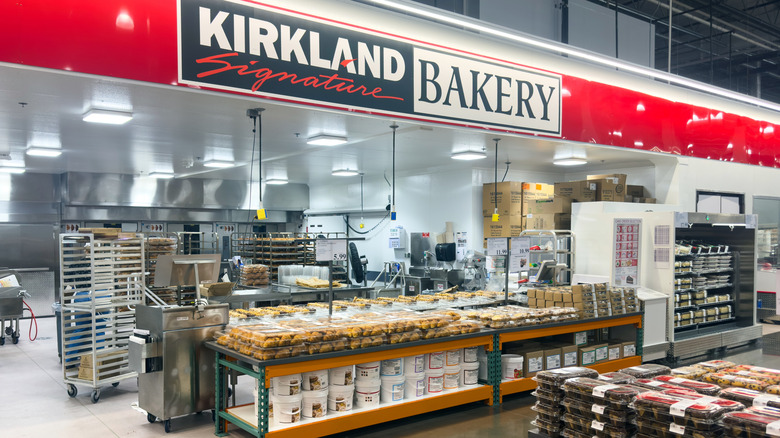 A view of the working area within a Costco Kirkland Signature Bakery
