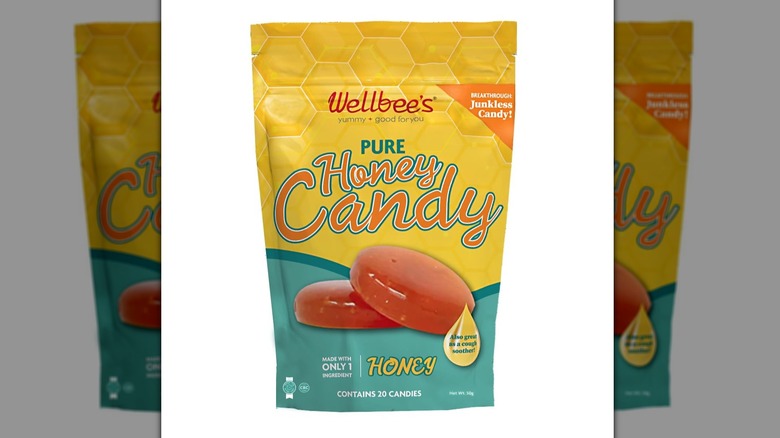 View of Wellbee's Pure Honey Candy package