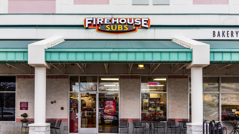The frontage of a Firehouse Subs store