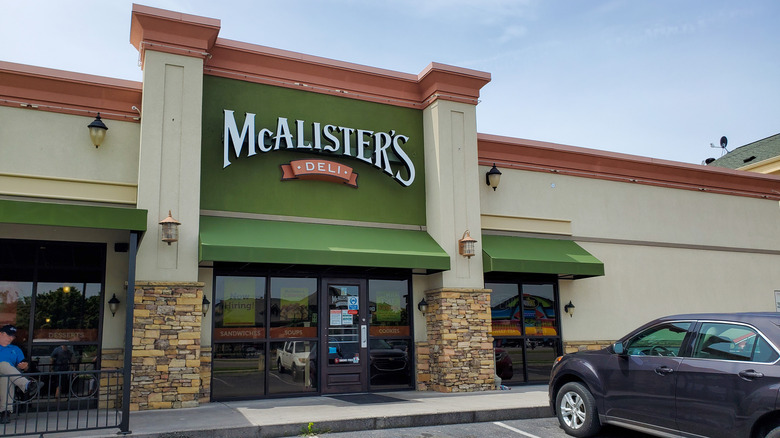 The front of a Mcalister's Deli