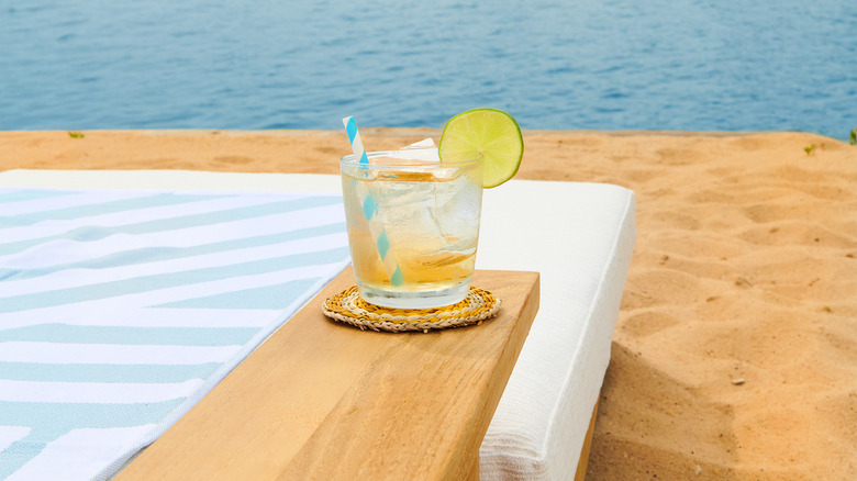 Coconut water cocktail