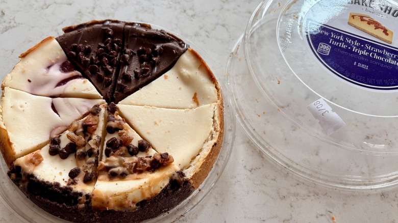 A cheesecake sampler from Aldi's Bake Shop brand