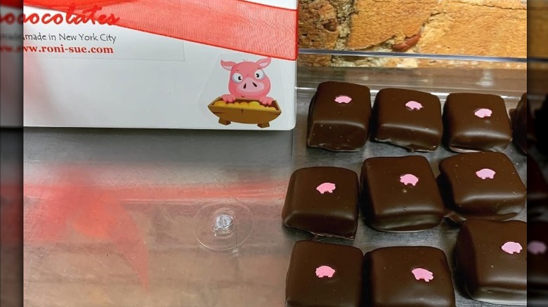 Little Piggie Caramels from Roni-Sue's Chocolates.