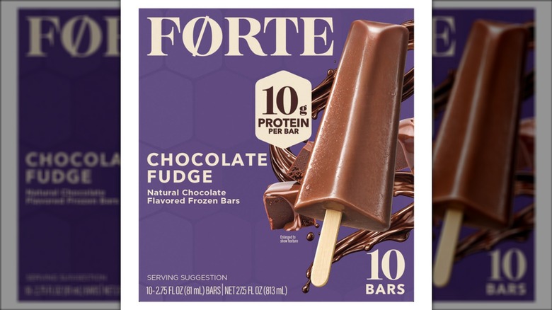FØRTE Chocolate Fudge Frozen Protein Bars on a white background.