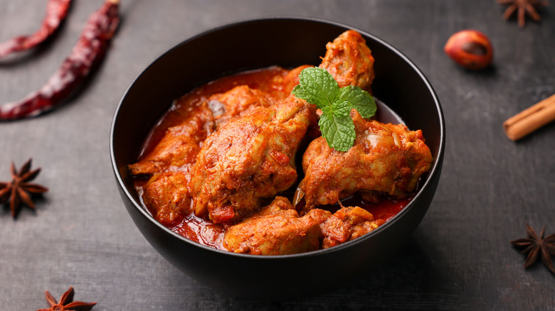 Vindaloo chicken