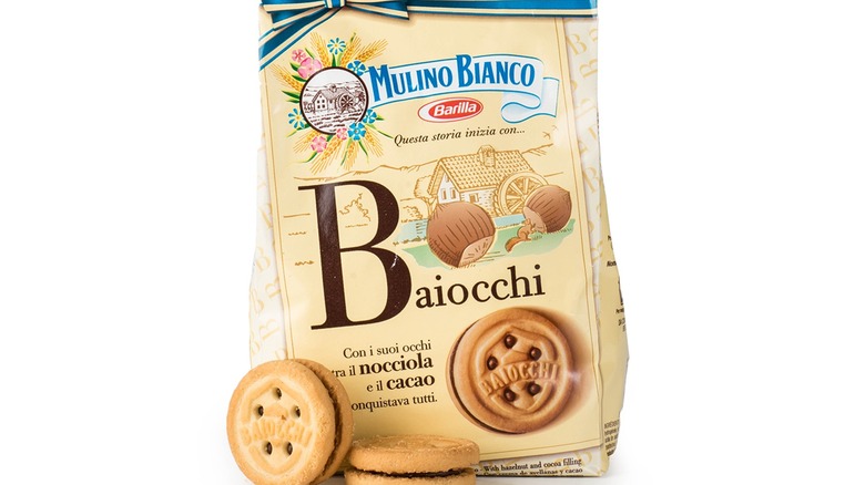 Mulino Bianco Barilla Baiocchi cookies with chocolate and hazelnuts from Eataly