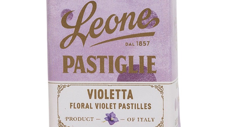Pastiglie Leone candies Floral Violet Pastilles from Eataly