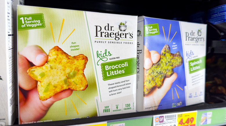 Dr. Praeger's Broccoli Littles and Spinach Littles