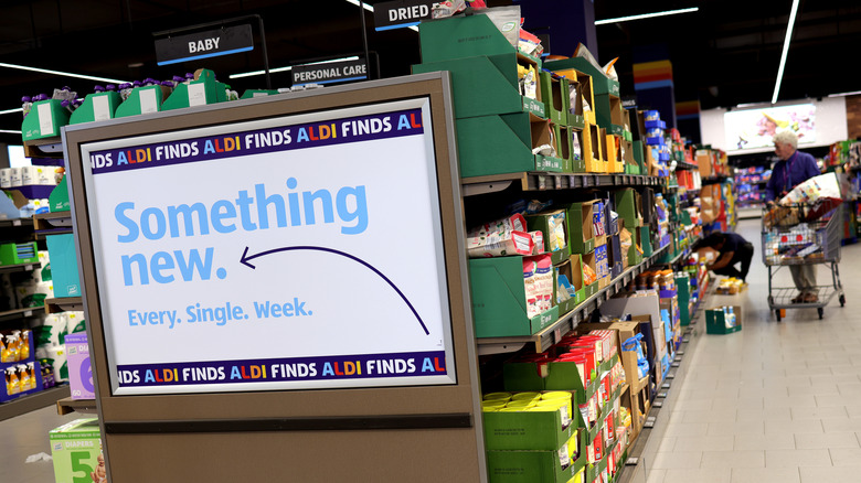 New items at Aldi store