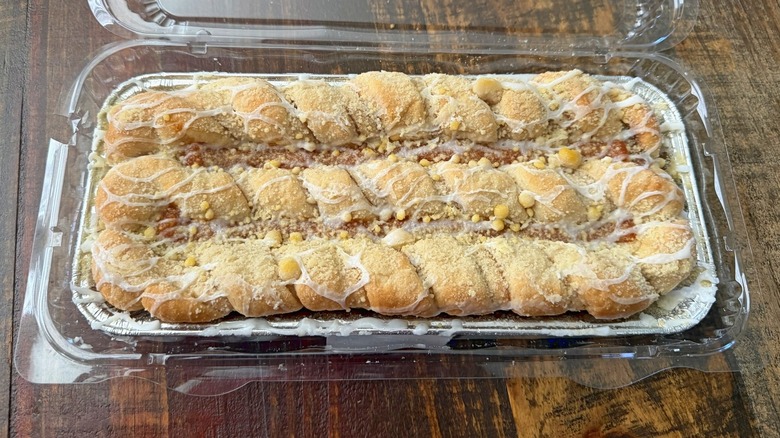 Bake shop Pumpkin Danish from Aldi in clamshell package