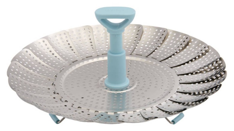 Crofton collapsible stainless steel steamer