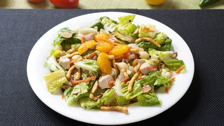 chinese chicken salad with mandarin orange