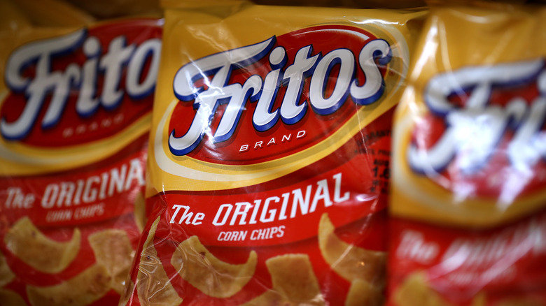 bags of Fritos on shelf