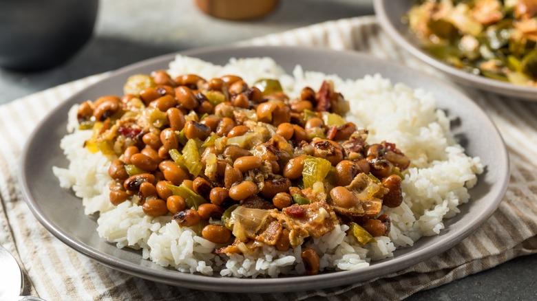 southern hoppin' john with rice