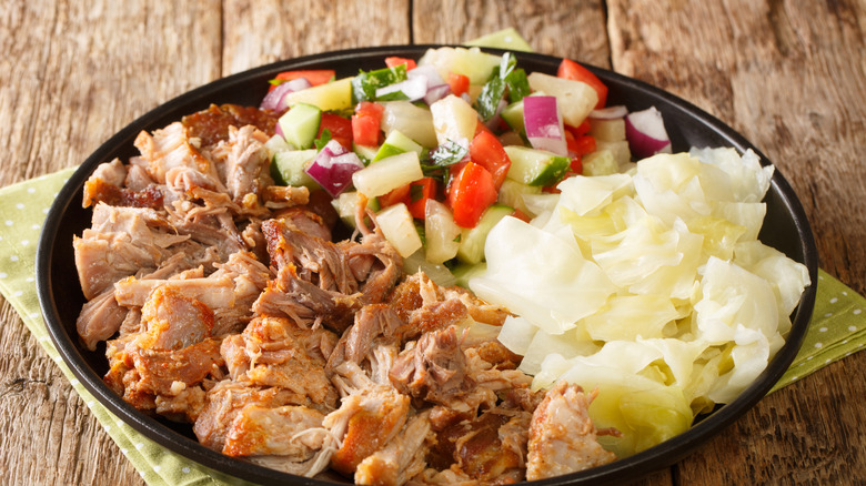 Bowl of Kalua pork